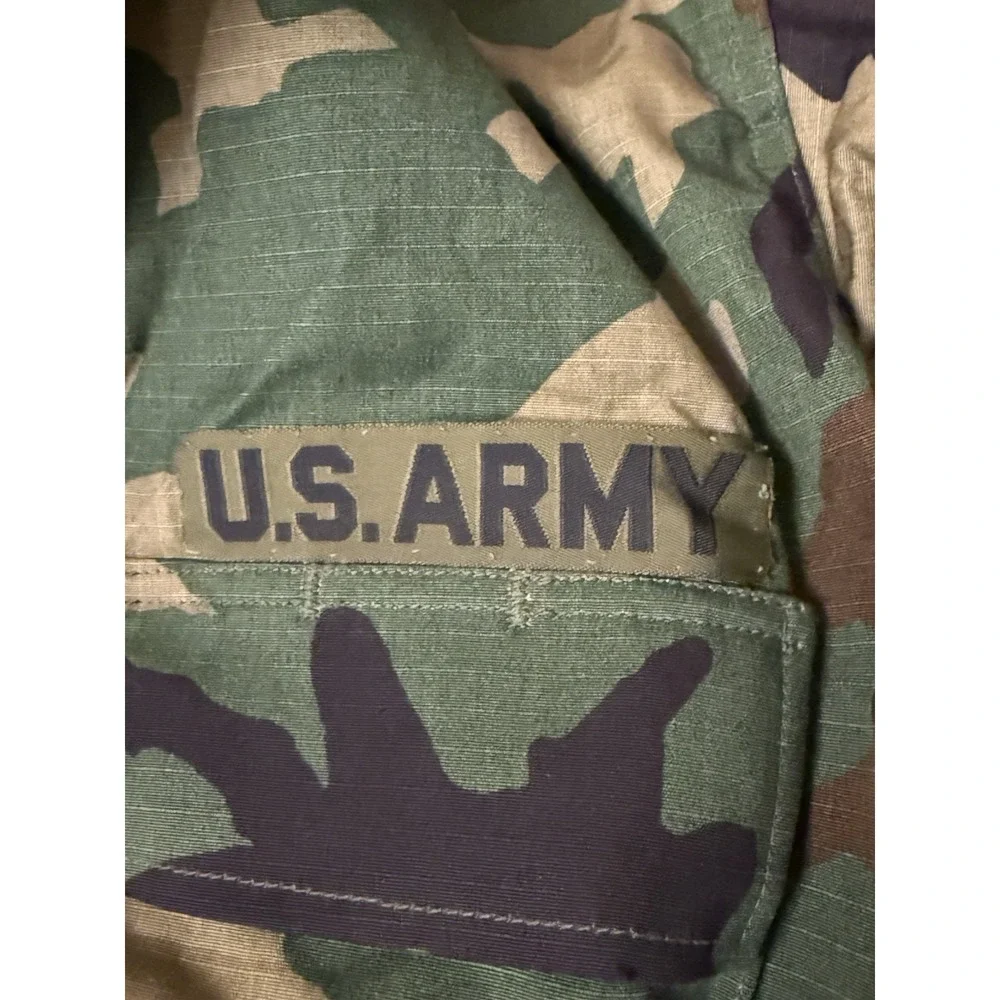 U.S.‎ Army BDU Woodland Camouflage Jacket Waleski Small-Short